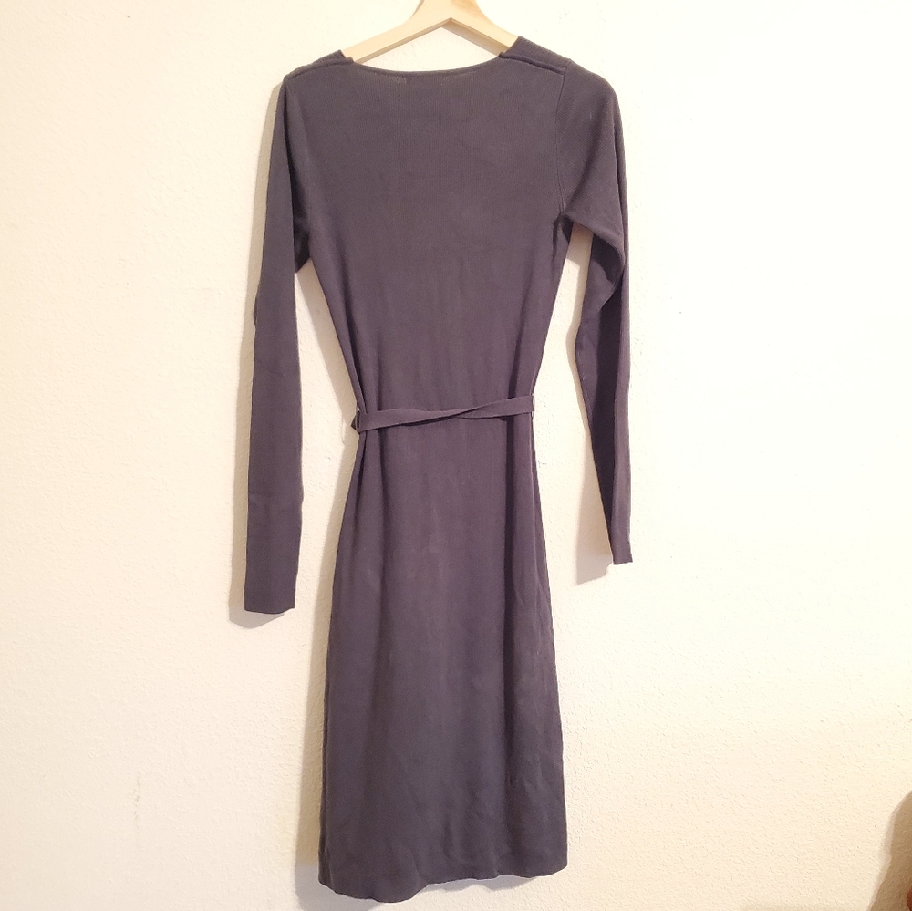 Mikarose Ruffle Gray Dress - Picture 2 of 3
